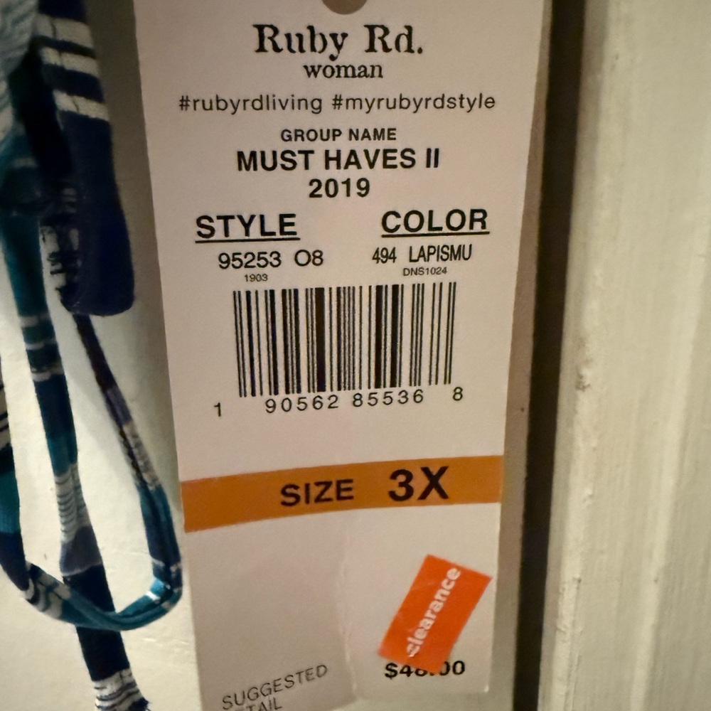 Ruby Rd 3x top NWT - Picture 3 of 6